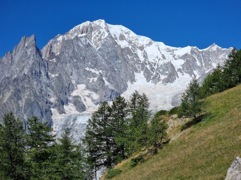 Mont Blanc frá Val Ferret