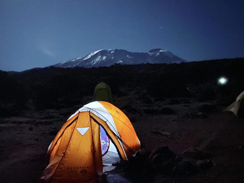 Kibo er efsti hluti Kilimanjaro